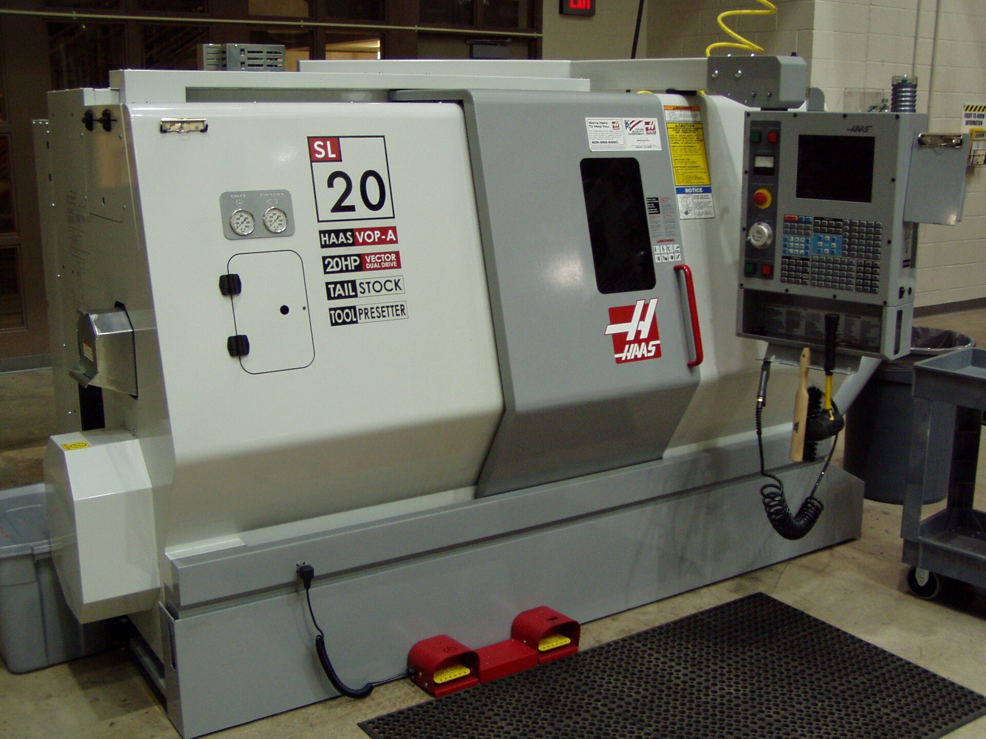 Representative image — CNC turning operation producing a cylindrical part