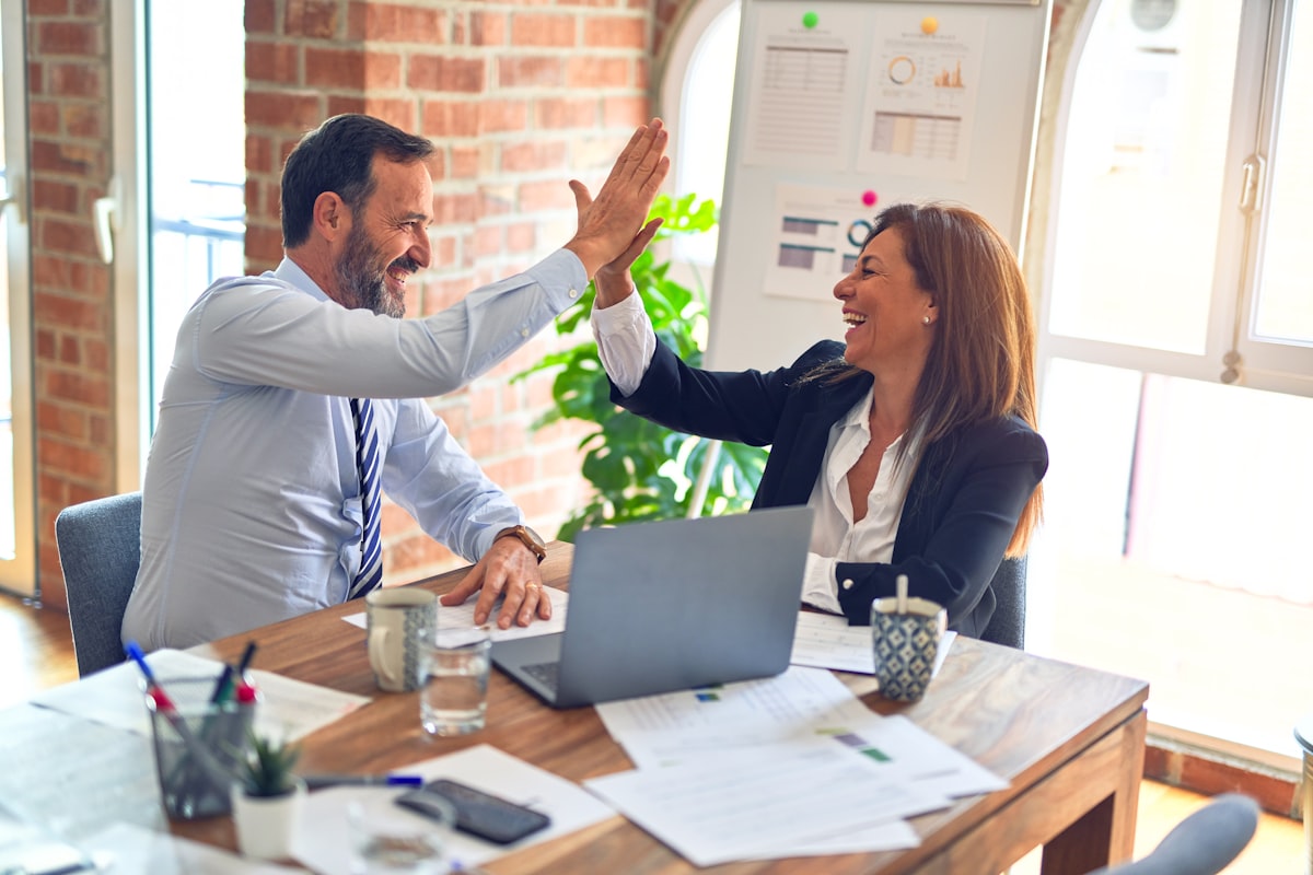 Engineering workspace with project coordination setup - representative image